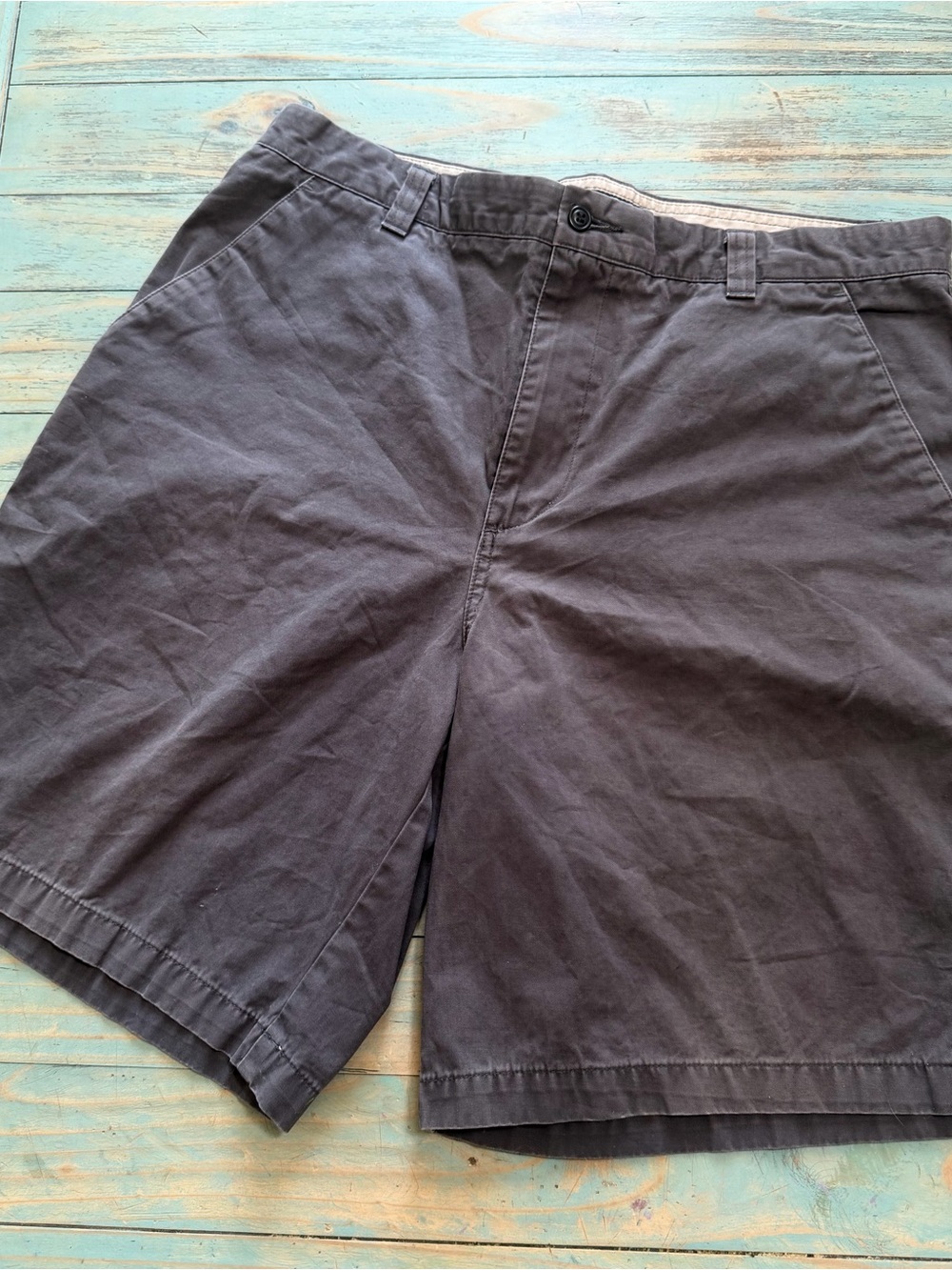 Dockers Charcoal Flat Front Men's Shorts